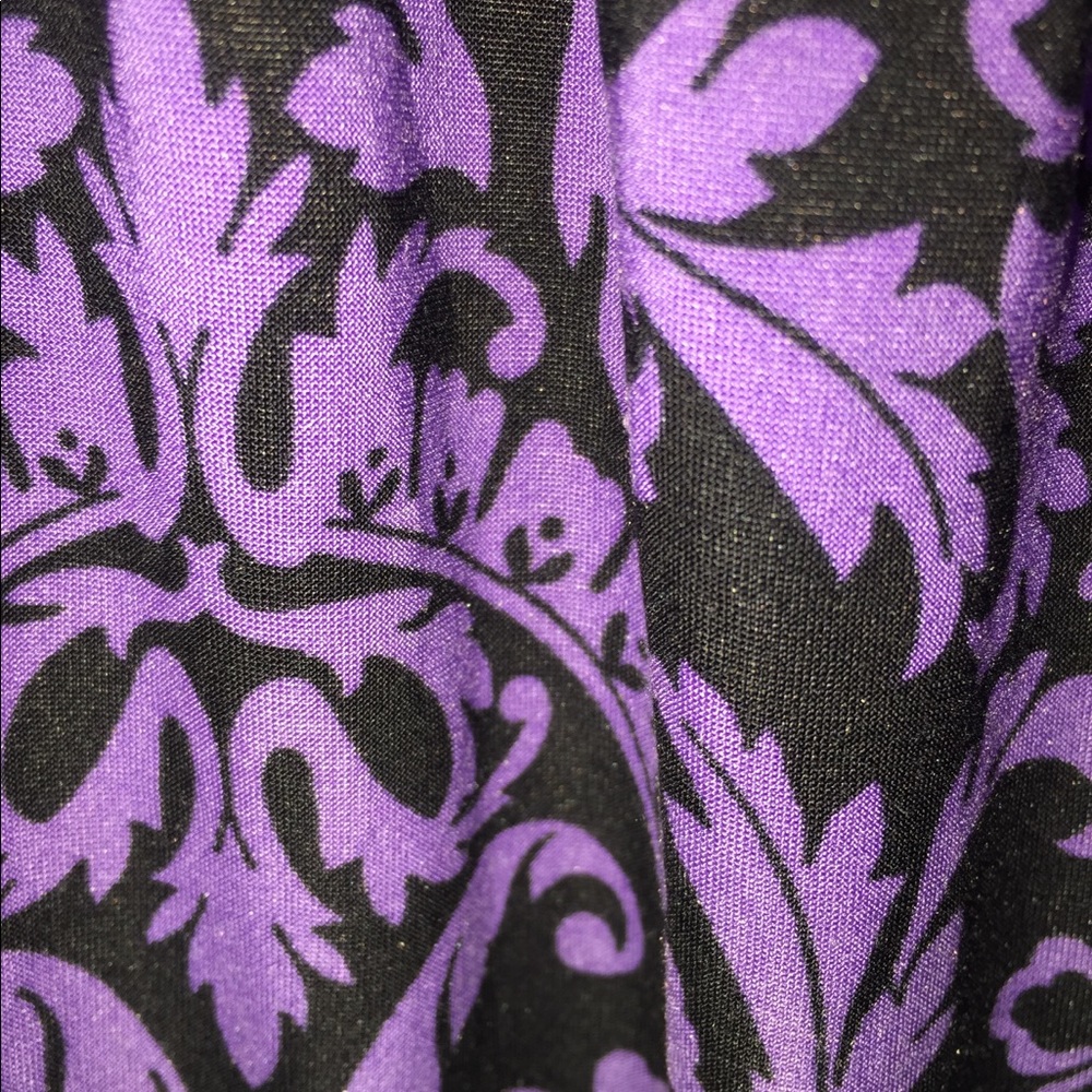 Purple/ black ladies sleeveless camisole top - Picture 2 of 6